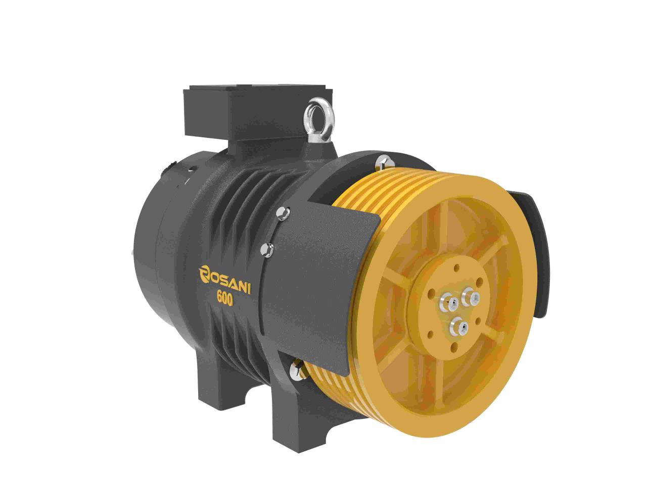 موتور گیرلس آسانسور روسانی 8 نفره توان 10.33kw سرعت 2.5m/s